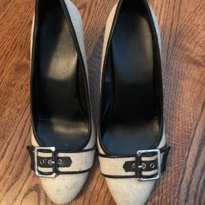 Banana Republic Linen Buckle Shoe
